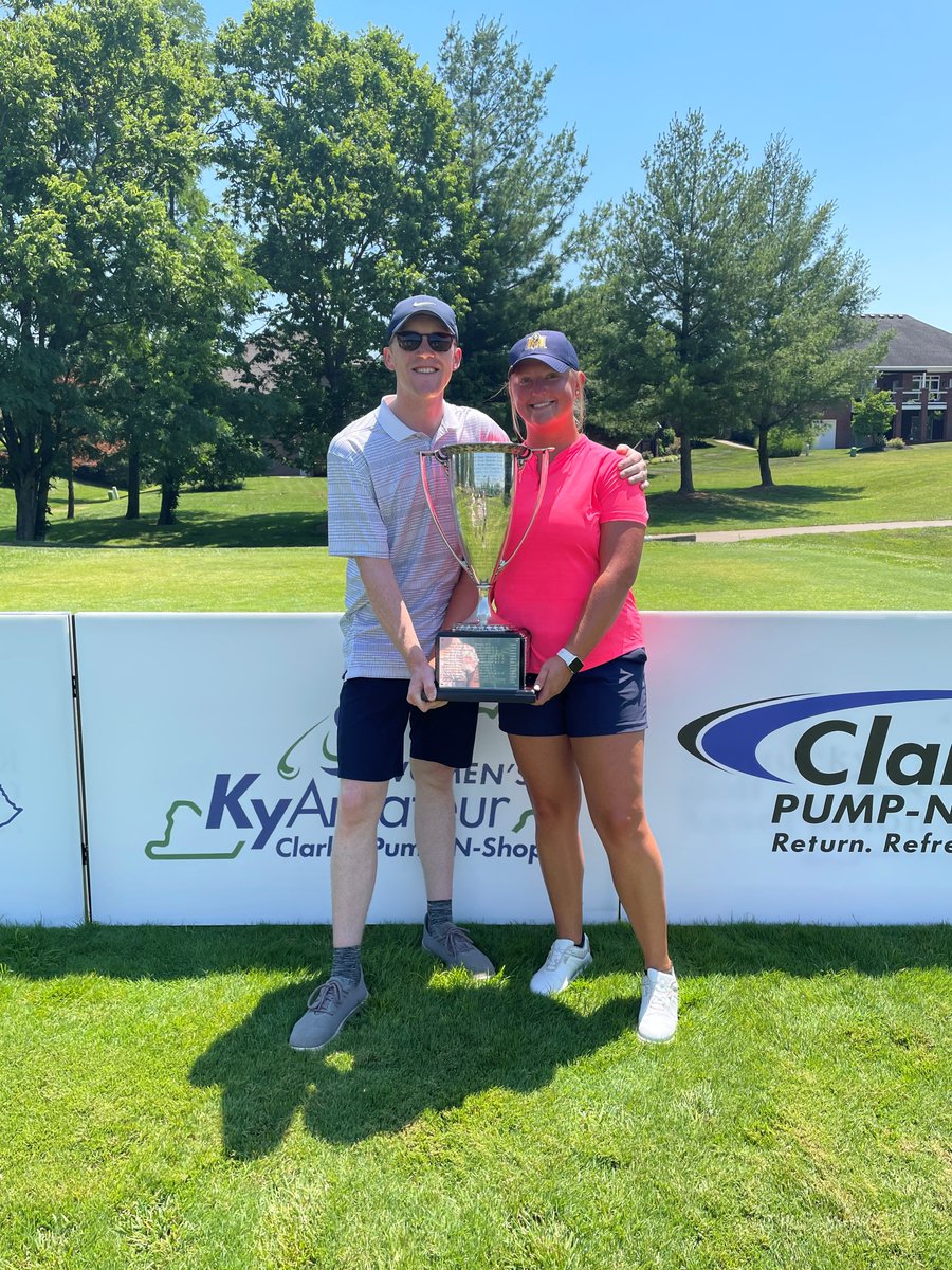 benny_quatro's tweet photo. What a day! @pcarter2400 played some of the best golf I have seen her play to win the 2022 KY Women's State AM @GolfHouseKY. Been a great stretch of golf recently! Proud brother! https://t.co/APV73WSjjv