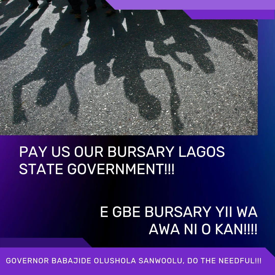 Rexzzy1's tweet photo. NULASS SAYS NO TO SAPA
S cholarship and bursary 
A pproved
P Payment
A waiting
LASG Pay us our bursary and Scholarship
#PayourBursary #AwalokanfunBursary @jidesanwoolu https://t.co/JyVhslr0gM