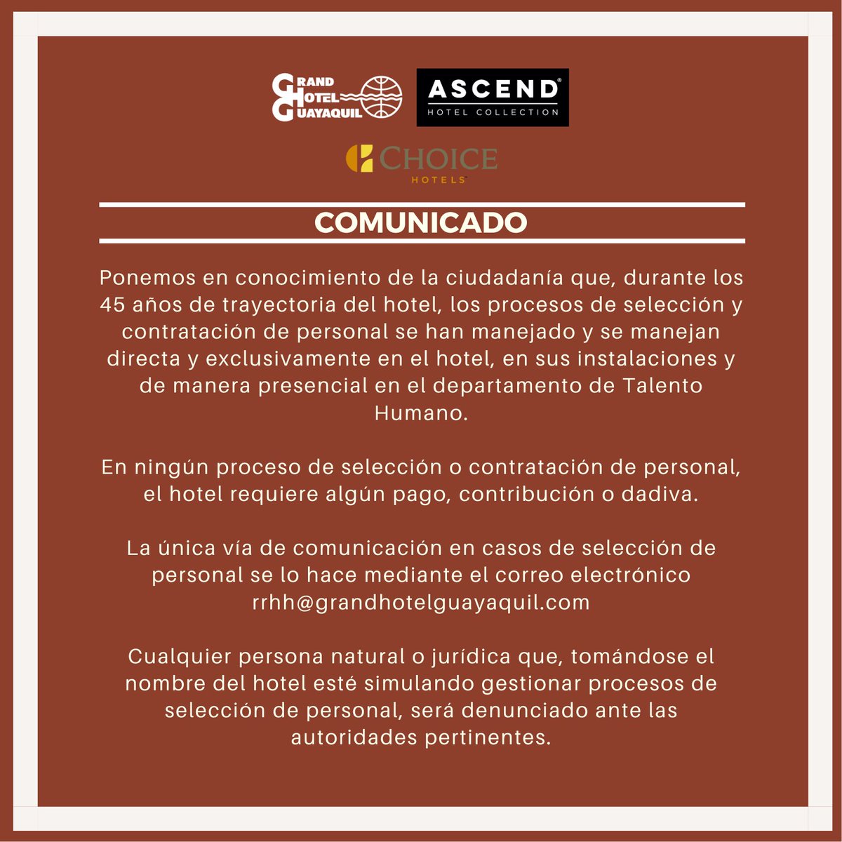 Aviso importante!