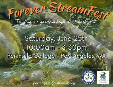 Saturday June 25, Port Angeles Garden Club hosts Forever Streamfest at Peninsula College. We’re excited to sponsor this event that educates the community and raises funds for protecting local waterways. #SoundCares
portangelesgardenclub.org/portangelesgar…