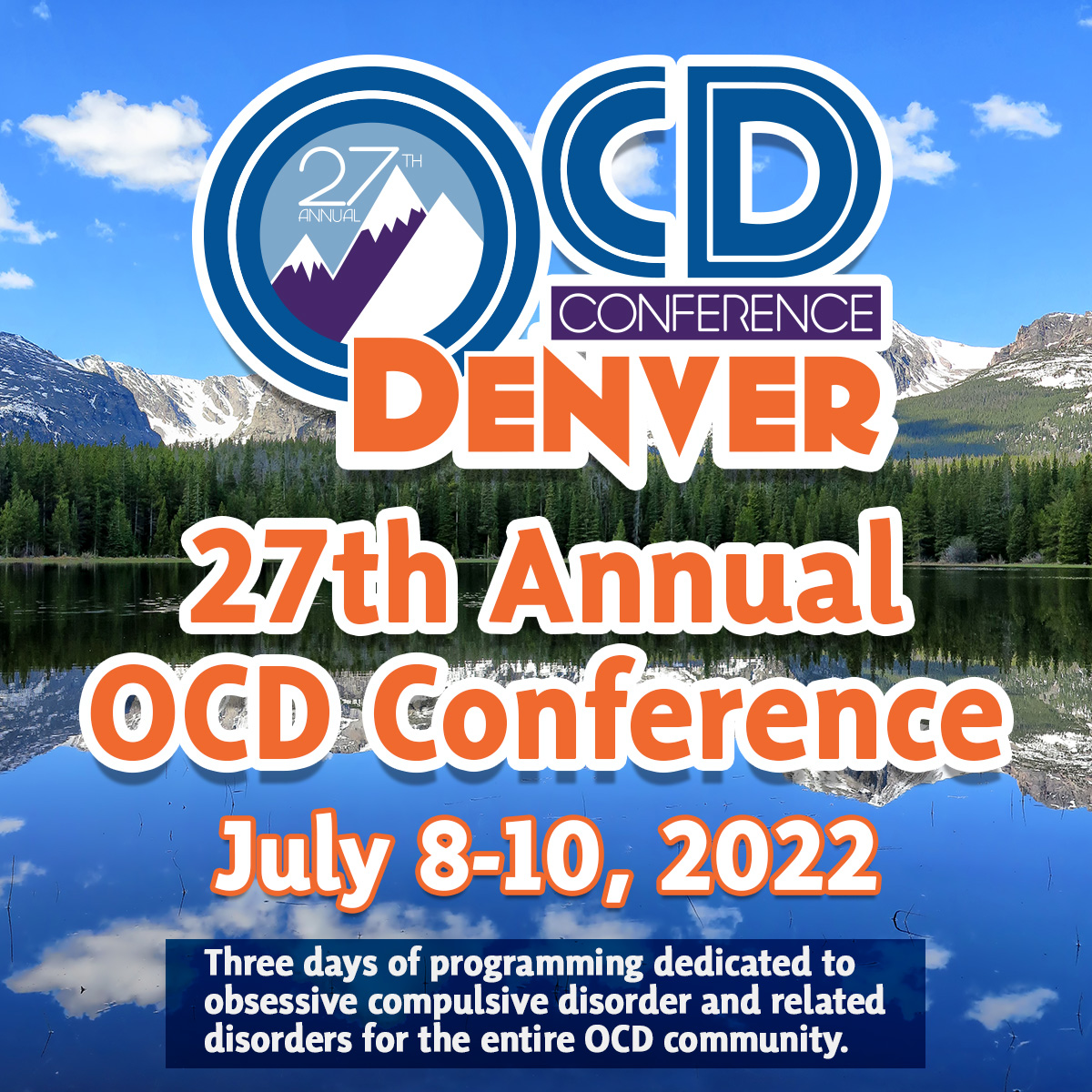 The 27th Annual OCD Conference is happening in Denver in a couple weeks!  Learn more from @IOCDF #OCD #OCDCon