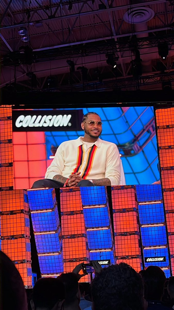 aaliyahccorbin's tweet photo. Creating a digital @carmeloanthony at @CollisionHQ! #Collision2022 https://t.co/VvDV1x0hHL