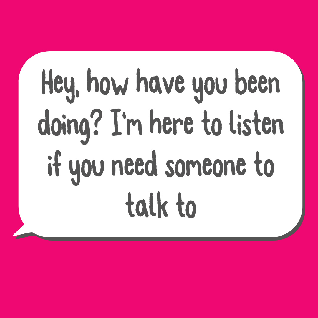 YoungMindsUK's tweet photo. If you have a friend who is struggling with their mental health, send them one of these texts. You never know what impact it might have. 💛 https://t.co/8P0r9Uht3w