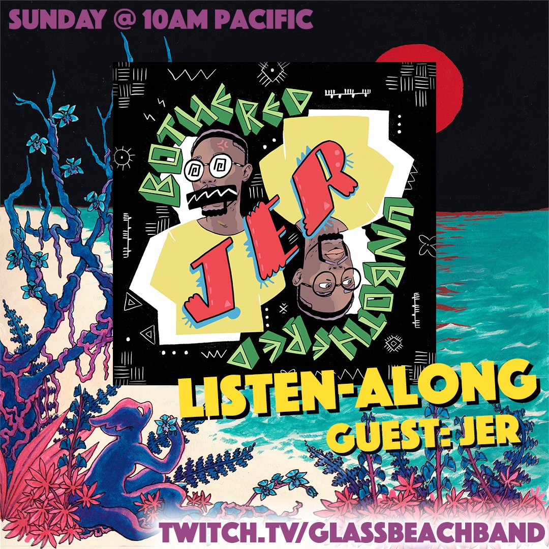 Got 2 new Listen-Alongs this week! One tomorrow at 3:30pm Pacific for the side project glass beach worked on with <a href="/TheMikeBachmann/">Mike Bachmann</a> "Roll for Streetwise" by <a href="/RollStreetwise/">Roll for Streetwise</a> and then Sunday at 10am Pacific "Bothered / Unbothered" by <a href="/Skatunenetwork/">JER the Artist (They/Them)</a> ! Come hang out!