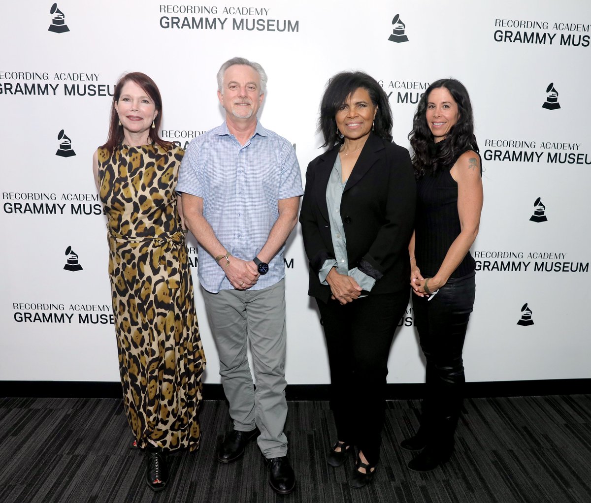 @sharonrobinsong, Directors Dayna Goldfine and Dan Geller, and @PamelaChelin at Monday's Reel to Reel screening of HALLELUJAH: LEONARD COHEN, A JOURNEY, A SONG at the @GRAMMYMuseum. 

📷 Courtesy of the Recording Academy™️/photo by Rebecca Sapp.
