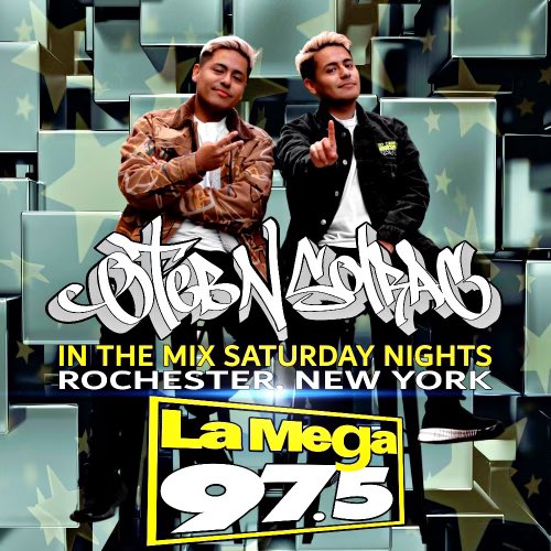 Happy to announce June 25th we start a new chapter in radio From SF to Rochester, New York! OtebNSolrac will now be DJing Saturday nights 9pm EST (6pm PST) on the biggest Latino Station in Rochester, New York @ La Mega 97.5 with Aki Star! #Coast2Coast #otebnsolrac #radio