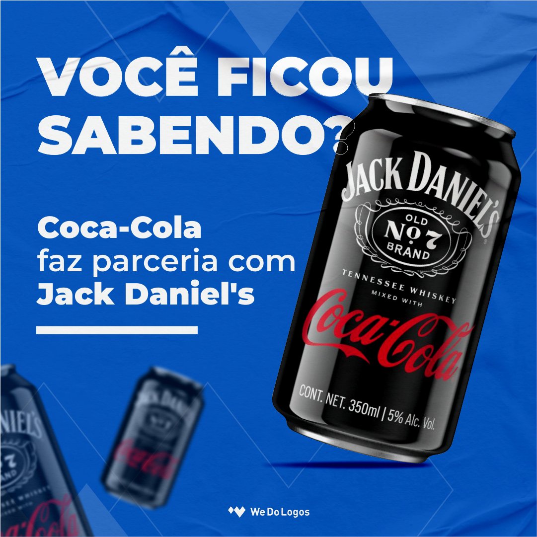 Coca-Cola faz parceria com Jack Daniel’s.

O produto vai ser lançado no México para depois expandir para outros mercados.

Jack-and-Coke contará com ambas as logos, além de símbolos que mostram a idade legal para consumo.

Diga nos comentários, gostou dessa parceria?