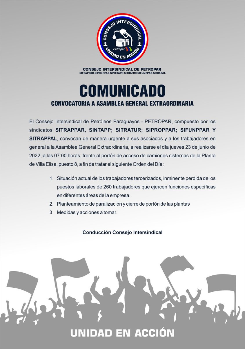 GerardoParodi78's tweet photo. Cierre de portón de la planta de Villa Elisa en defensa de los 260 puestos de trabajo de las compañeras/os https://t.co/mSawKQeAjw