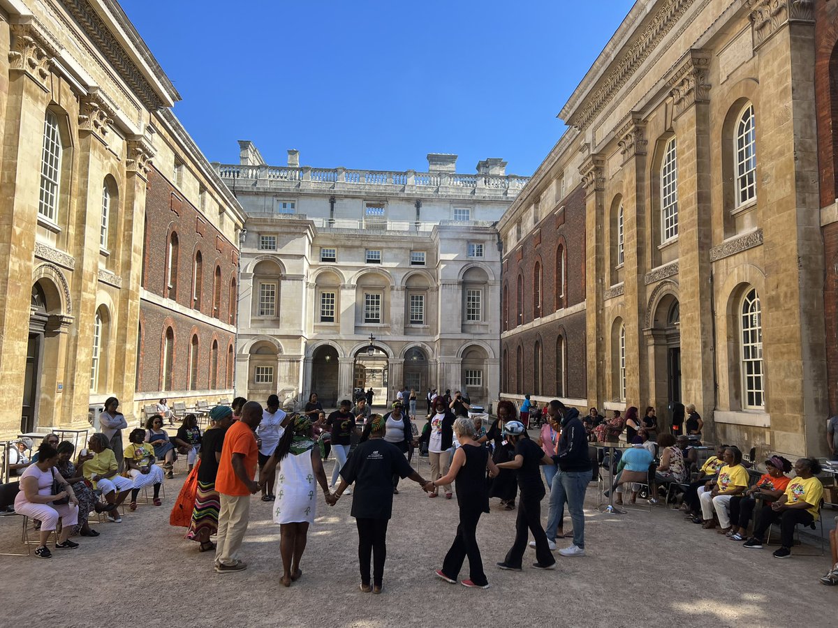 KenishaLinton's tweet photo. @UniofGreenwich celebrated #WindrushDay with an insightful research seminar &amp; jubilant Caribbean festival by @CREW_Greenwich  @BameUog &amp; #CASResearch with the remarkable @MyrtleEmmanuel6 @AdiaHWingfield @the300challenge @TAReynolds12 @ChrisCall6189 @marvamyrtle @DrLezhenry https://t.co/s9Psz34Iep