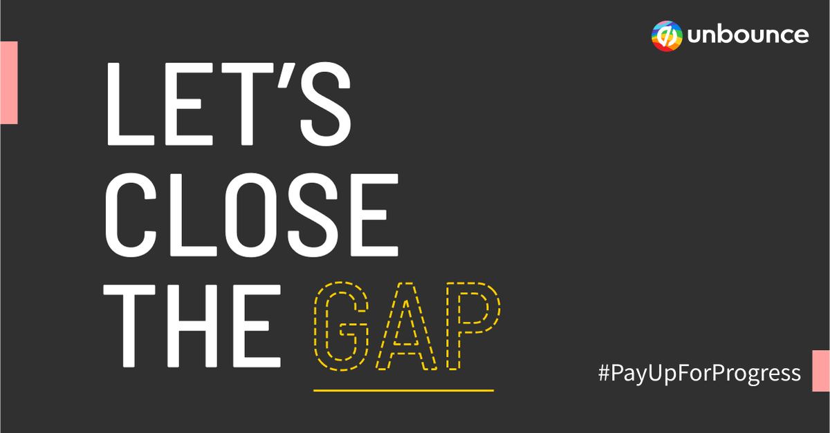 unbounce's tweet photo. So, here we are, on #PrideMonth 2022, addressing the LGBTQ+ pay gap.
We want to take this knowledge and turn it into action steps that business leaders can take and the LGBTQ+ can see that $1.
Let’s close the gap.
Take the #PayUpForProgress pledge https://t.co/QLIS328Hll https://t.co/sy9GLV9EHI