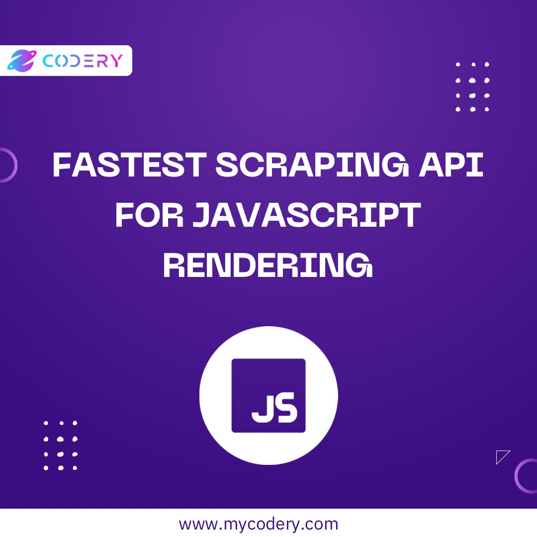 Zyla_Labs's tweet photo. π€©If you are looking for a tool with #JavaScript rendering, #Codery is your best choice!
πͺπΌThis #API offers from a free account to the Start Up Plan with a million API calls every month
ππΌJavaScript rendering feature is available in every plan
π https://t.co/4FcMXsKyxP
#JSON https://t.co/L8Gs6wdsmP