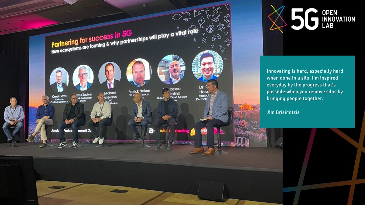KhasmLabs's tweet photo. Great to see our very own, Jim B. leading a panel discussion filled with inspiring leaders from across our ecosystem.

We know that we cant go it alone which is why we partner with a broad range of experts.

@expetowireless @ContinualAI @VMware @Amdocs @Ocient 

#partnersummit https://t.co/hDMwPngtKn