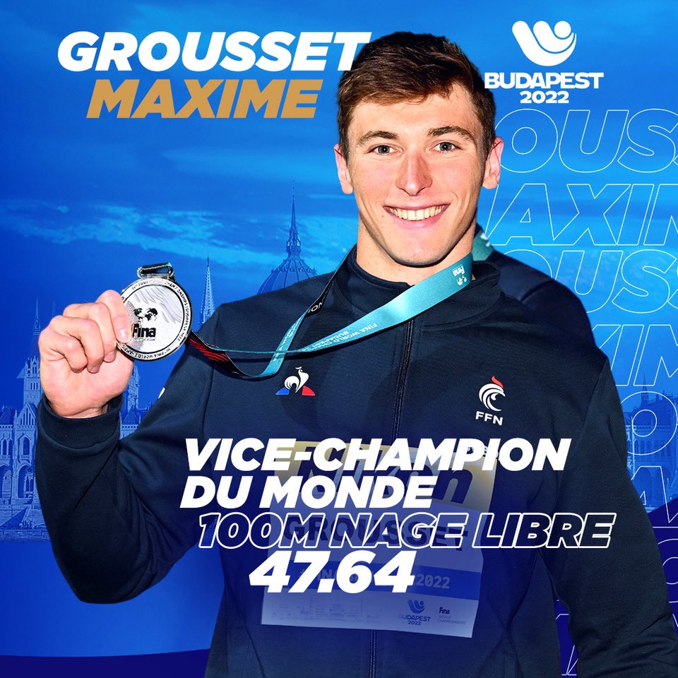 #EnDirect #Budapest2022 #Natation
🥈Bravo Max🥈
📸 KMSP/S.KEMPINAIRE 
#TeamFrance #TeamFFN