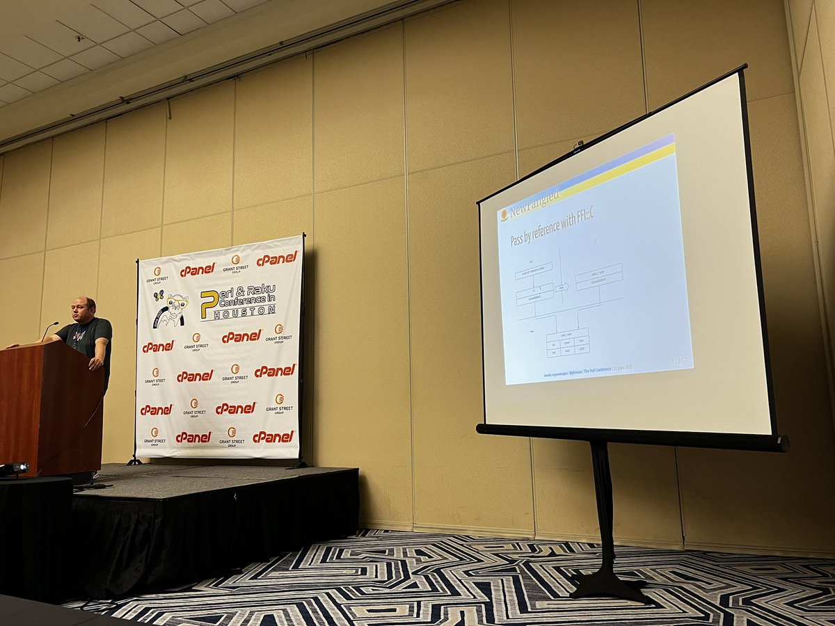 atoomic's tweet photo. @plicease at #tprc in Houston 2022 talking about FFI https://t.co/JmytXVK2rr