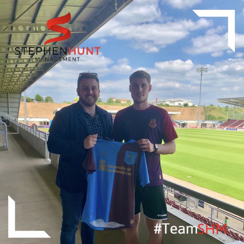 TeamSHM_'s tweet photo. ✍️ @Jcboy101 ✅ 

Absolutely delighted for Jack Connor, who’s 26 goal season for @ntfc has been rewarded with a pro contract! 🙌

Hard work starts now 💪

#Cobblers #JC33 #TeamSHM https://t.co/QQyffCFVbl