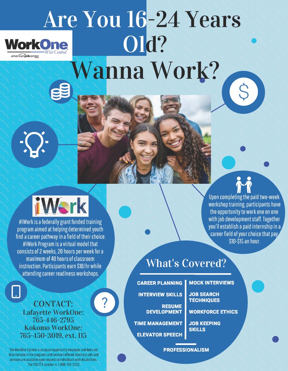 WorkOne West Central Youth Services (@w1youngadults) on Twitter photo 