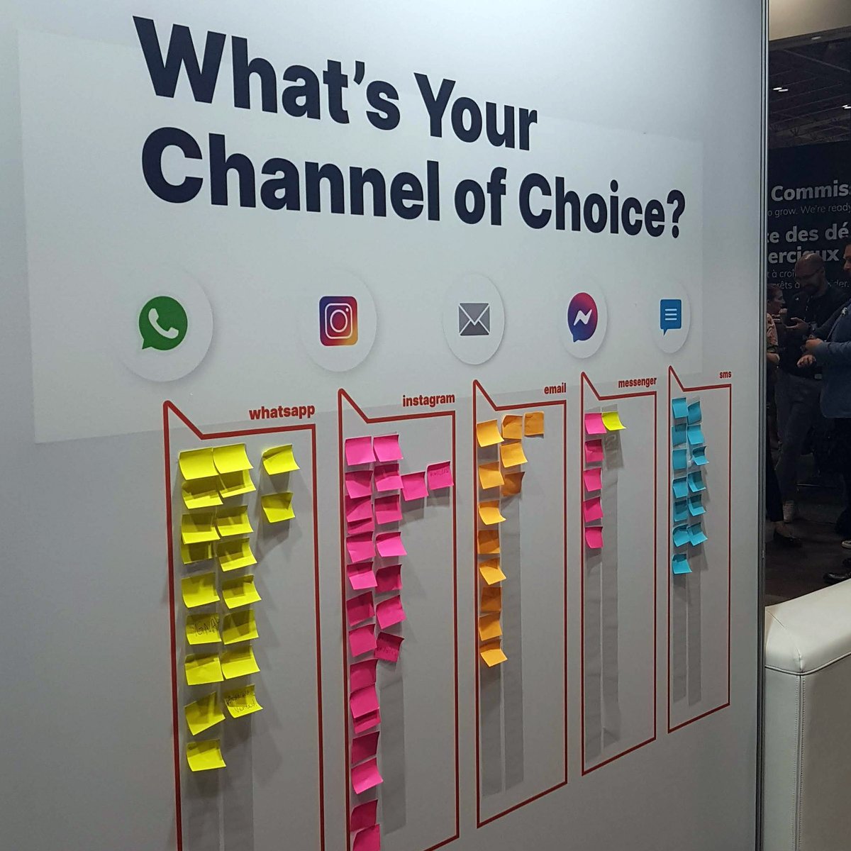 FeedbackFrames's tweet photo. Even at the super high-tech #collisionconf they are using analog tools like sticky-dots and sticky-notes to survey participants in a fun and engaging way.
They should try #FeedbackFrames!
https://t.co/Ixsxe9GbcL
#eventprofs #eventtech #communityengagement https://t.co/qPrEhMkWSJ
