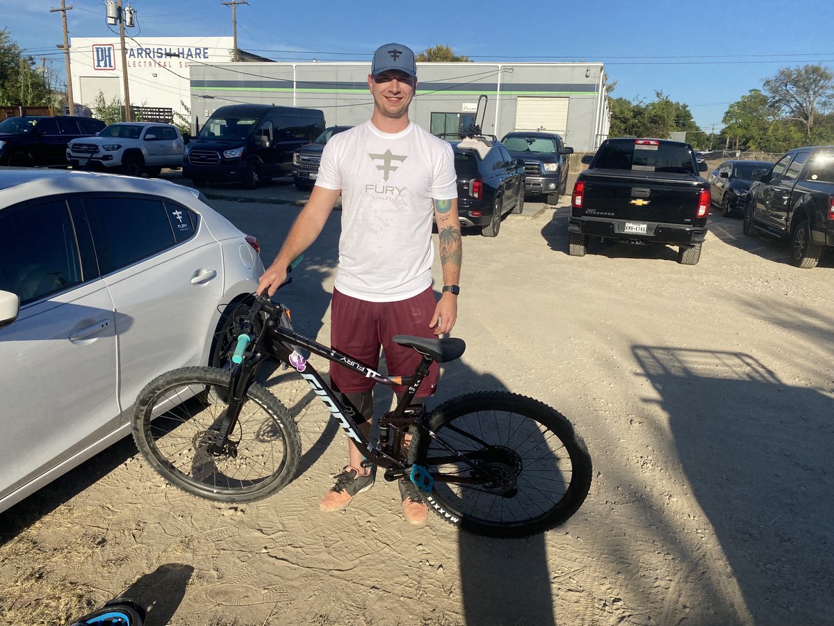 TEAM MEMBER SPOTLIGHT: Meet Ben Nichols, head of Purchasing &amp; Procurement. Ben loves taking his mountain bike out on the trails. His fave fury gear? The Hunter - ideal for adventure! We’d also like to congratulate Ben and his fiancé Mikaela on their recent engagement! 🎉