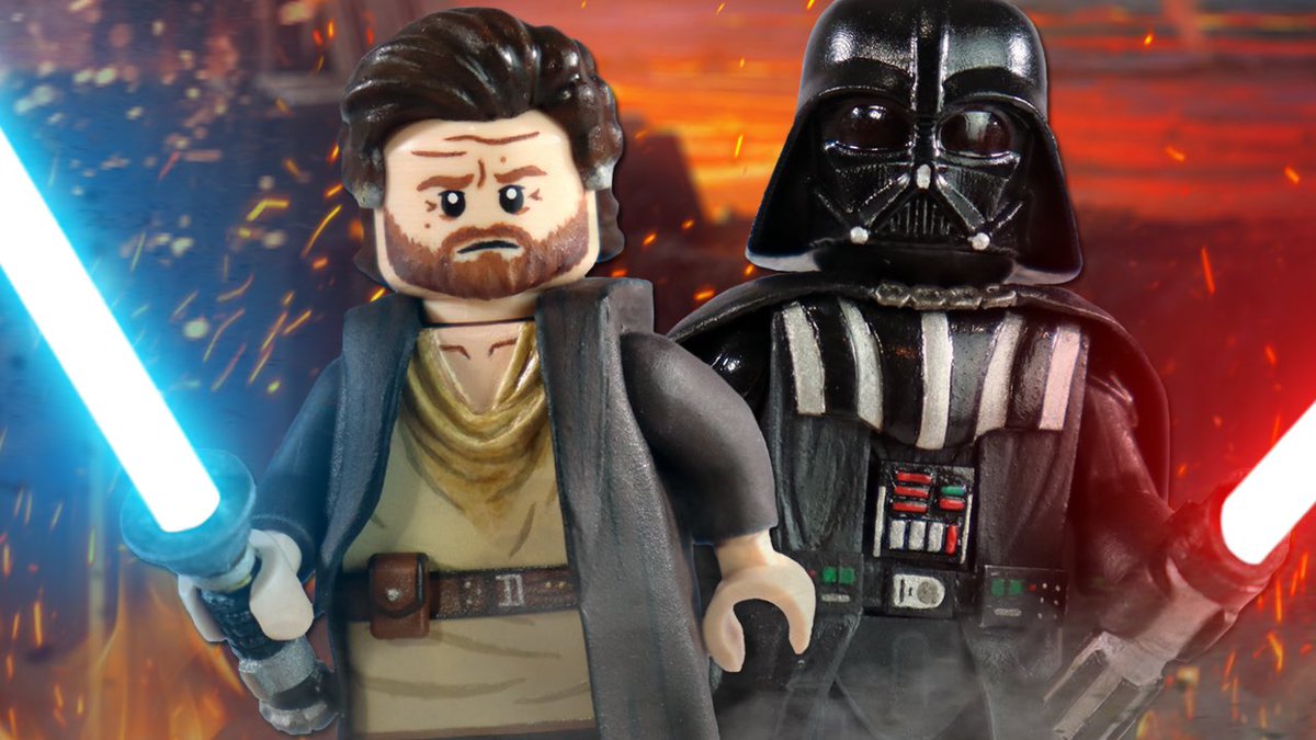 Just posted a video of my custom Obi-Wan and Darth Vader minifigures from #ObiWanKenobi on YouTube, check it out! youtu.be/nPbbs7cxrj8