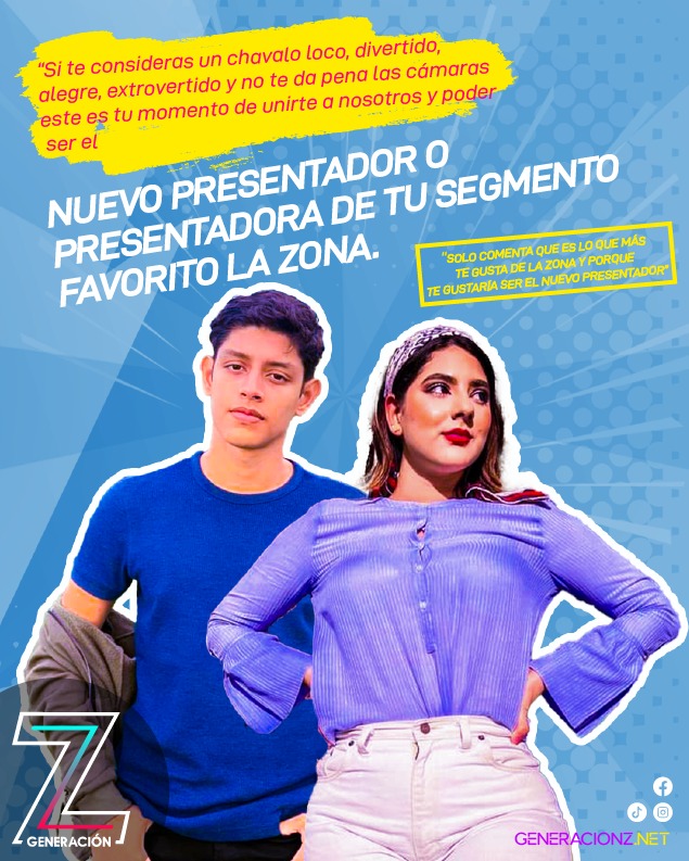 ¡ATENCIÓN! 🤪 si sos loco, divertido, extrovertido y no te dan pena las camarás vos podes ser el nuevo presentador de tu segmento favorito La Zona 🥳 solo comentanos que es lo que más te gusta de la Zona y porque te gustaria ser el/la nuevo/a presentador/presentadora y listo 😎🤌