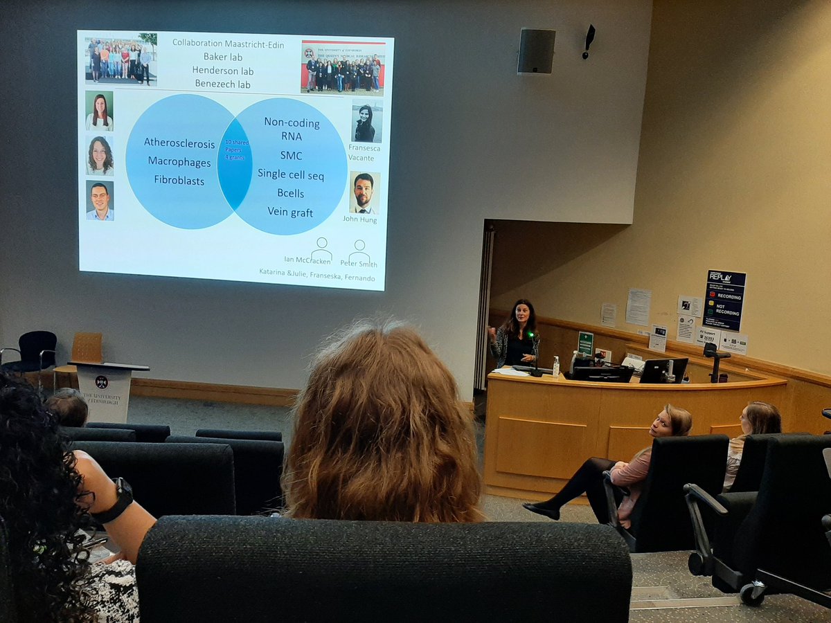 Fran_Vacante's tweet photo. Very inspirational talk on academic career development at @EdinUniCVS today, from Prof.@SluimerJudith working at @CARIMMaastricht and honorary Professor @EdinburghUni. The receipe for academic success? Mentorship, Creativity, Perseverance, Networking and a pinch of luck🧬🔬! https://t.co/qiiINgwpZA