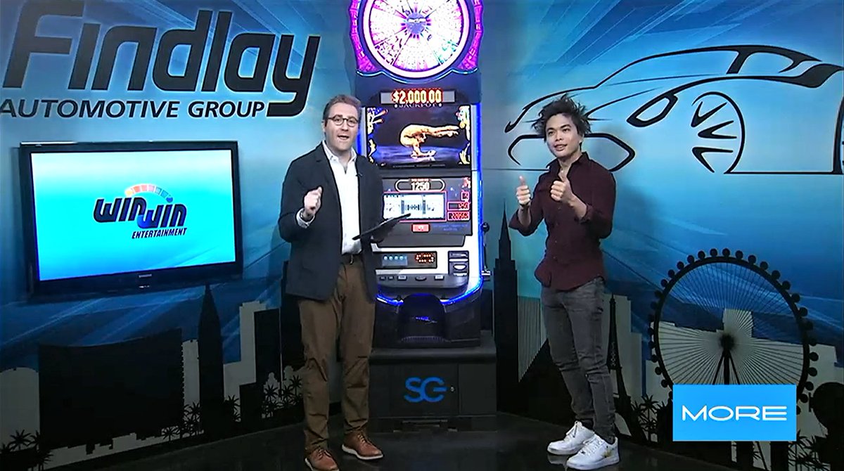 Magician #ShinLim on the Findlay Spin Zone on @MOREFOX5. That's another $1250 for our charity Win Win Entertainment. #FindlayCares @winwincharity