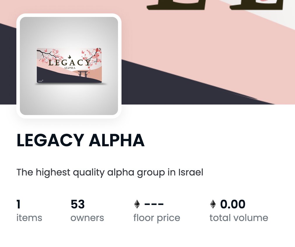 LEGACY ALPHA tweet media