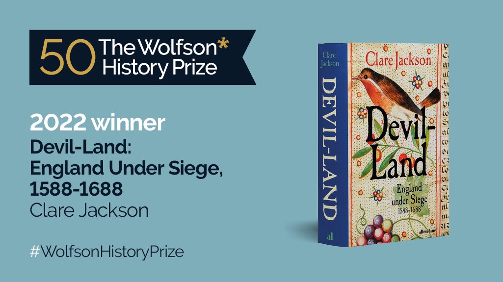 The winner of the #WolfsonHistoryPrize 2022 is Devil-Land