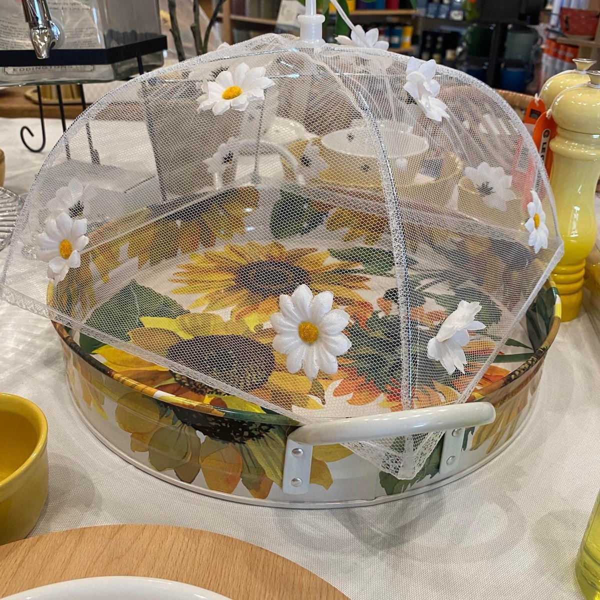 Glorious weather isn't it.. perfect for dining outdoors 'al fresco' enjoying all that summer offers... the kind of weather that makes you want to eat healthily! We've got these food covers in two sizes, to keep the bugs and flies away from your food!