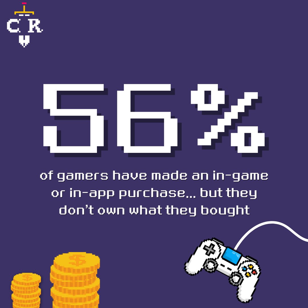 crypto_raiders's tweet photo. You've spent money in your game... but what do you actually own? @NFT_NYC @0xPolygon #NFTNYC #NFT #NFTCommunity #PlaytoOwn https://t.co/DO5qNMWhsS