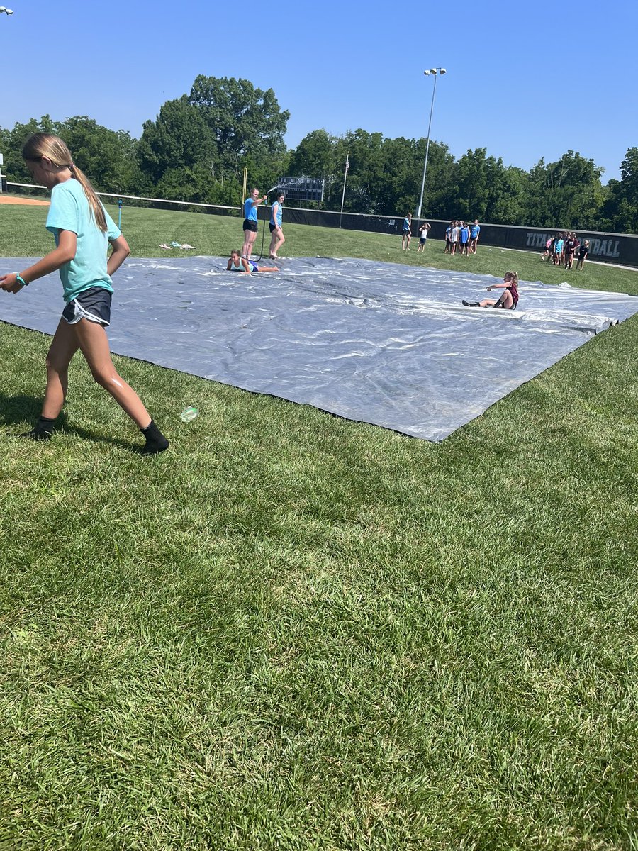 Great final day of <a href="/MLCHS_Softball/">Collins Titans Softball🥎</a> camp.  Congratulations to all the kids who worked hard all week and capped it off with a slip and slide. Special congratulations to Breanna Morris who was our camper of the week. <a href="/MLCHS_Athletics/">MLCHS Athletics</a>