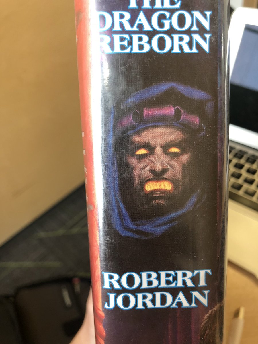 ReadingOffGrid's tweet image. Yo Ba’alzamon, the spine of this book is giving me strong “woke me up from my beauty sleep” vibes 😂 #TwitterofTime #WheelofTimeFirstTimer