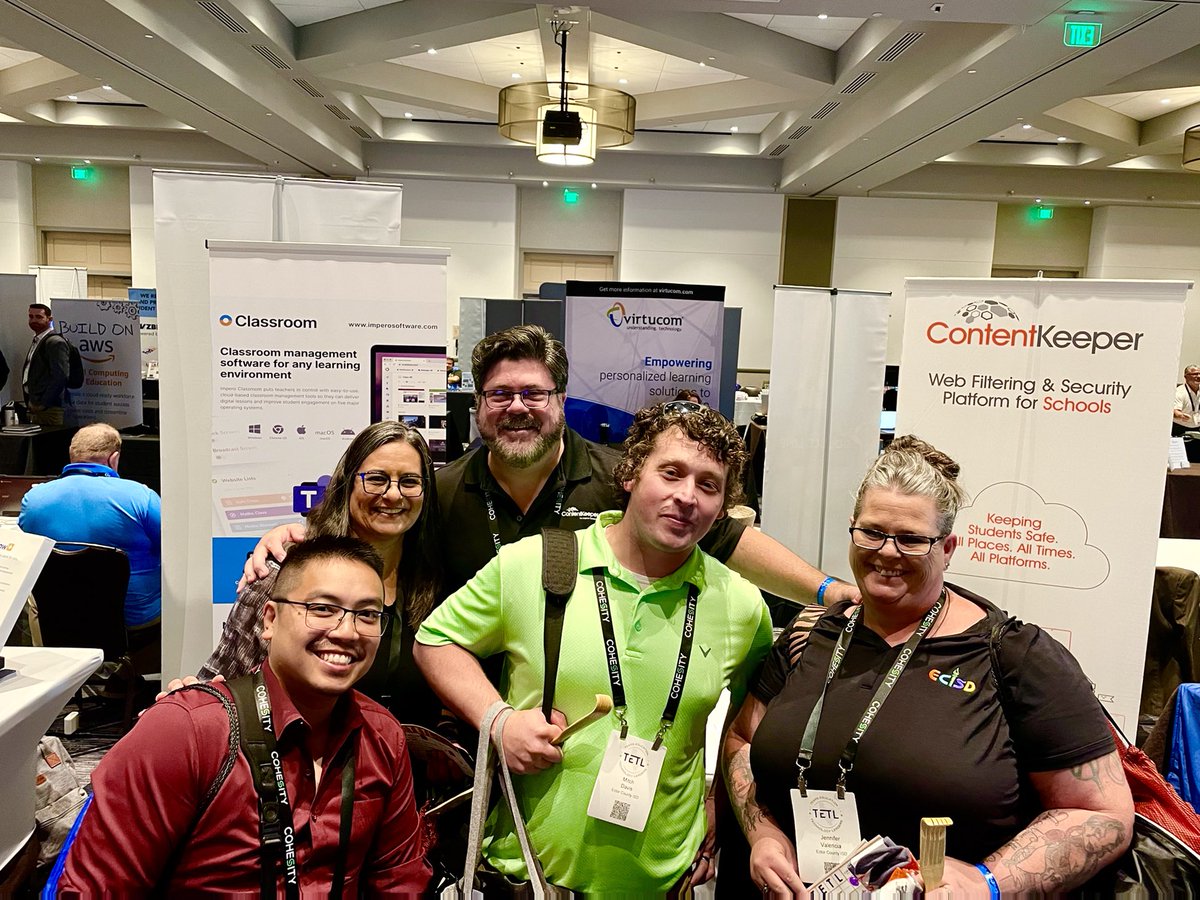 contentkeeper's tweet image. Great spending time with the Ector ISD team at ⁦@TXEdTechLeaders⁩ #TETL2022