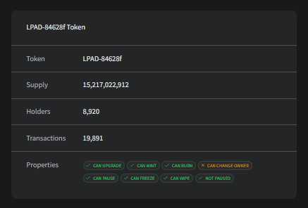 ErdLaunchpad's tweet photo. Hello everyone!

We have burn the unsold token from the pre-sale, the new total supply is now 15,217,022,912 $LPAD

To celebrate this you can try your chance to win 100k #LPAD
➡️RT + Follow
➡️Drop your Herotag or Address👇

#Elrond #ElrondCommunity #ElrondAirdrop #NFTs #NFT https://t.co/9tEWDQdjfa