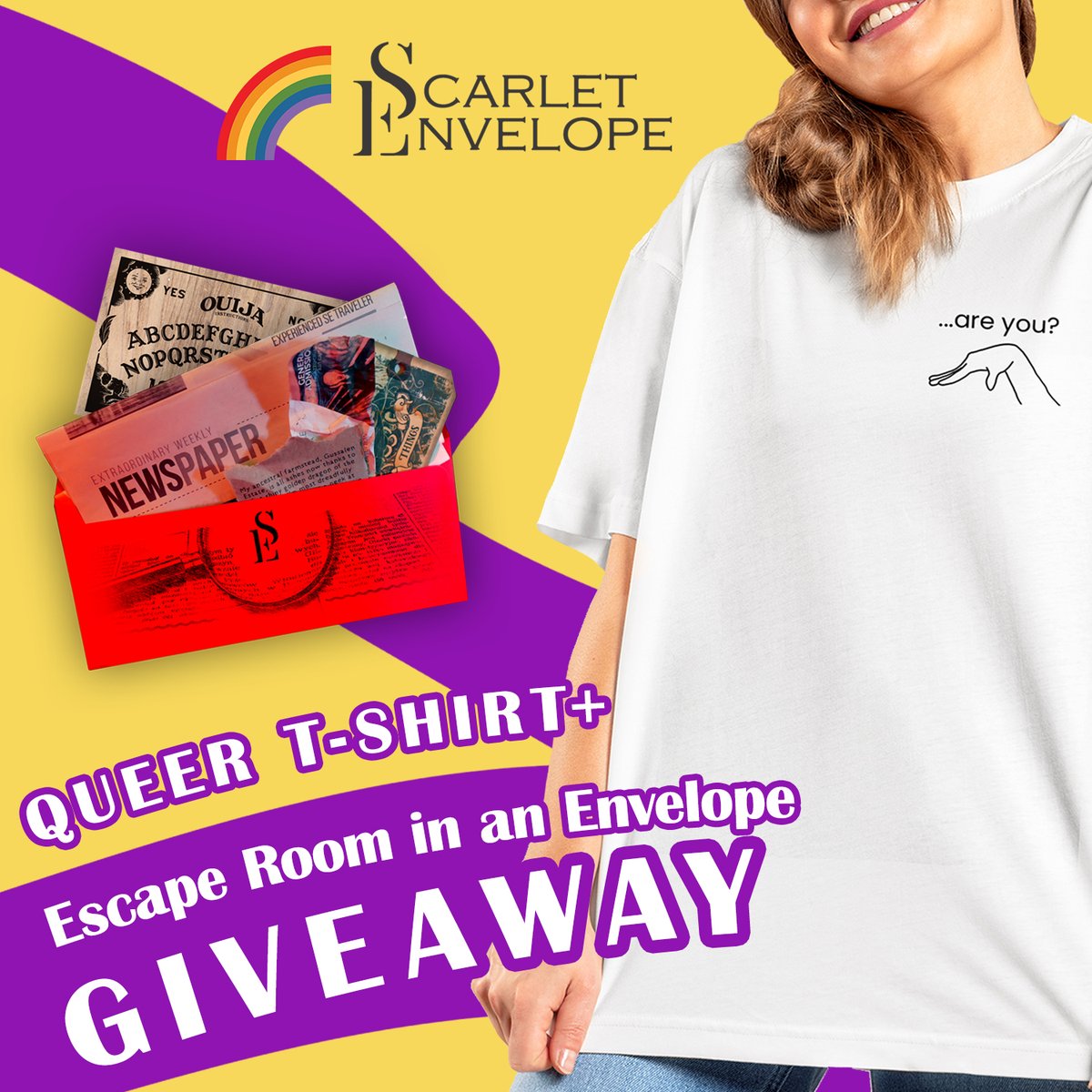 ScarletEnv's tweet photo. We're running a PRIDE-themed giveaway on our IG! Join to win any of our games PLUS a fun T-shirt 👉 https://t.co/6NoAZEweTl https://t.co/Lgu0kevQLk