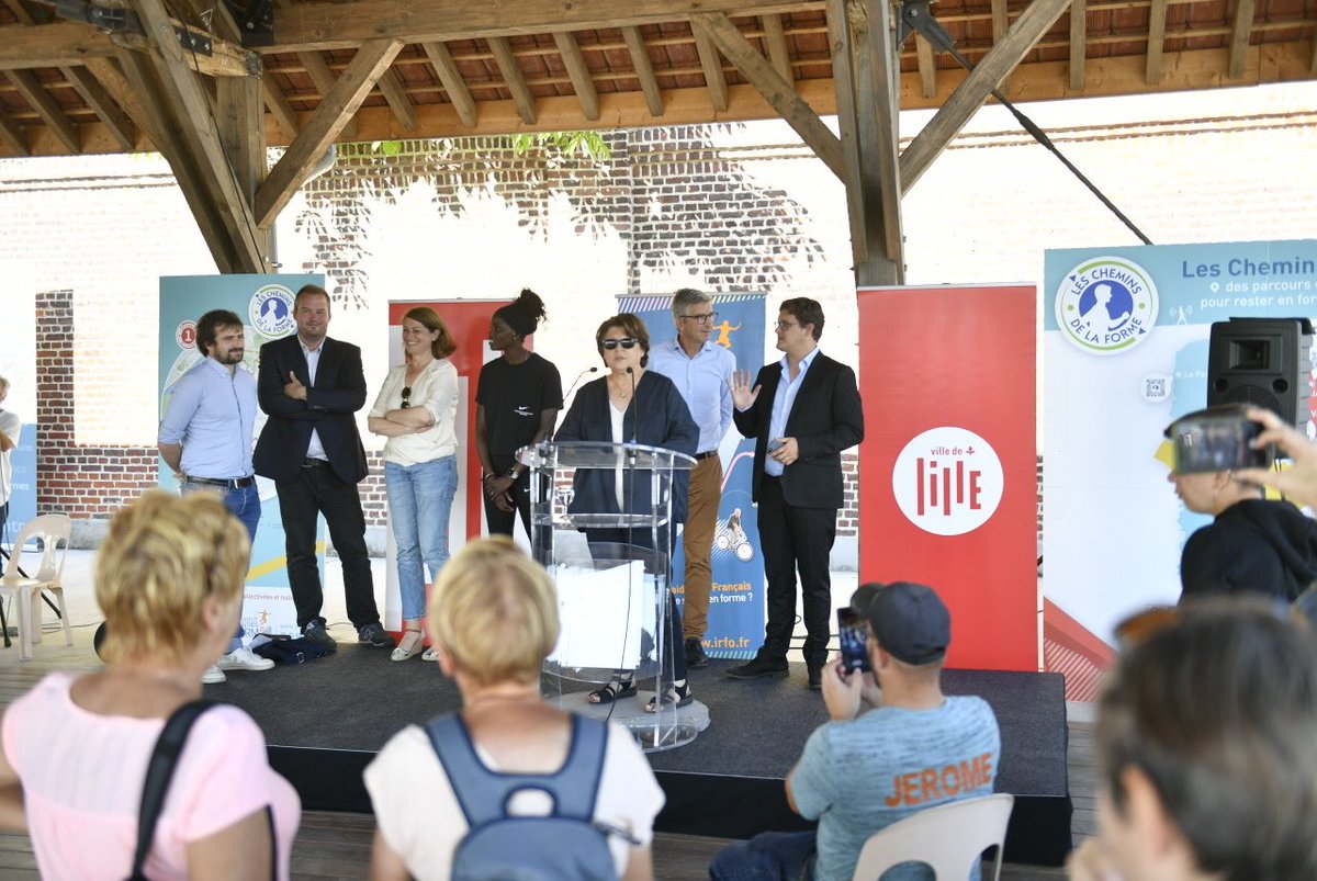 Ravie d'avoir inauguré les Chemins de la Forme !Via l'appli Form'City, <a href="/lillefrance/">Ville de Lille</a> et l'IRFO créent des parcours santé pour tous mêlant sport &amp; (re)découverte du patrimoine dans le Vieux-Lille, aux Bois-Blancs,  à Lille-Sud et à Saint-Maurice. Et bientôt ailleurs dans la ville !
