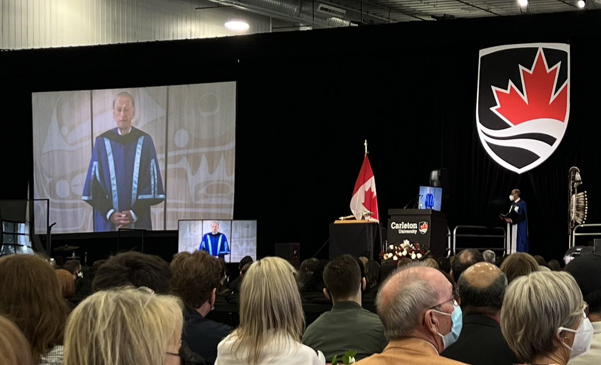 _JordanVecchio's tweet photo. It was so nice to hear Prime Minister Jean Chrétien deliver the convocation speech at @Carleton_U yesterday.

His message of service and dedication to one's community, and ultimately, Canada, was inspiring. #cdnpoli 

#CarletonConvocation #CUProud https://t.co/nPwWzzqgOt