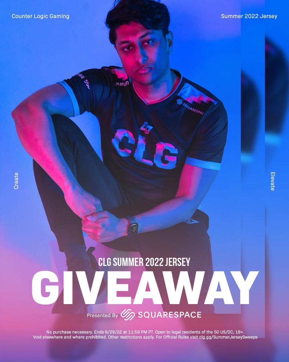 NRG Kia League (@nrgleague) on Twitter photo ๐จ SUMMER JERSEY GIVEAWAY ๐จ
Thanks to our friends at Squarespace, we are giving away an #LCS 2022 Summer Jersey! To enter:
1. Follow @clgaming and <a href="/squarespace/">Squarespace</a>
2. Like and retweet this post
Good luck! #CLGWIN ๐จ SUMMER JERSEY GIVEAWAY ๐จ
Thanks to our friends at Squarespace, we are giving away an #LCS 2022 Summer Jersey! To enter:
1. Follow @clgaming and <a href="/squarespace/">Squarespace</a>
2. Like and retweet this post
Good luck! #CLGWIN