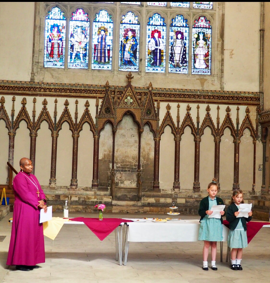 WittershamCEP's tweet photo. So proud of our pupils who gave a presentation at Canterbury Cathedral about the Social Action project their class have done for the Young Leaders Award. They were thrilled for the certificate to be  presented by Bishop Rose @CanterburyDio @ABYyouthtrust @churchofengland https://t.co/5xk9tYB9rl