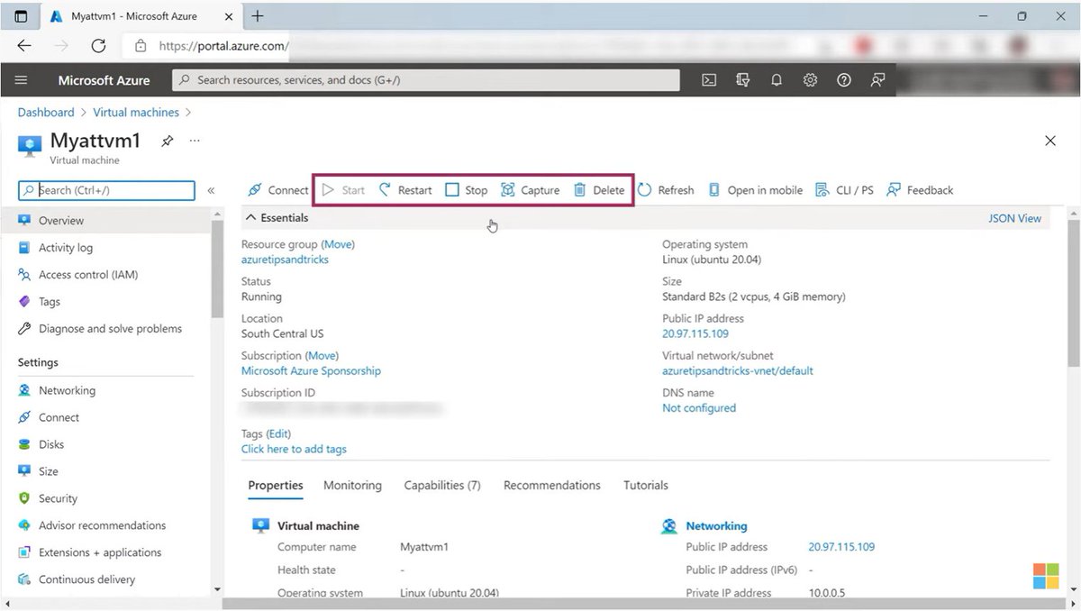 AzureSupport's tweet image. Learn how to start, restart, stop or delete multiple #Azure VMs in this #AzureTipsAndTricks episode. Start watching: msft.it/6015bmamS
