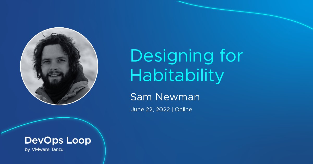 VMwareTanzu's tweet photo. What do architects, operations folks, and platform owners need to know to create the best experiences for technical stakeholders? @samnewman is giving you the scoop at #DevOpsLoop. https://t.co/URm2vAhDdr https://t.co/vJn28LgAU5