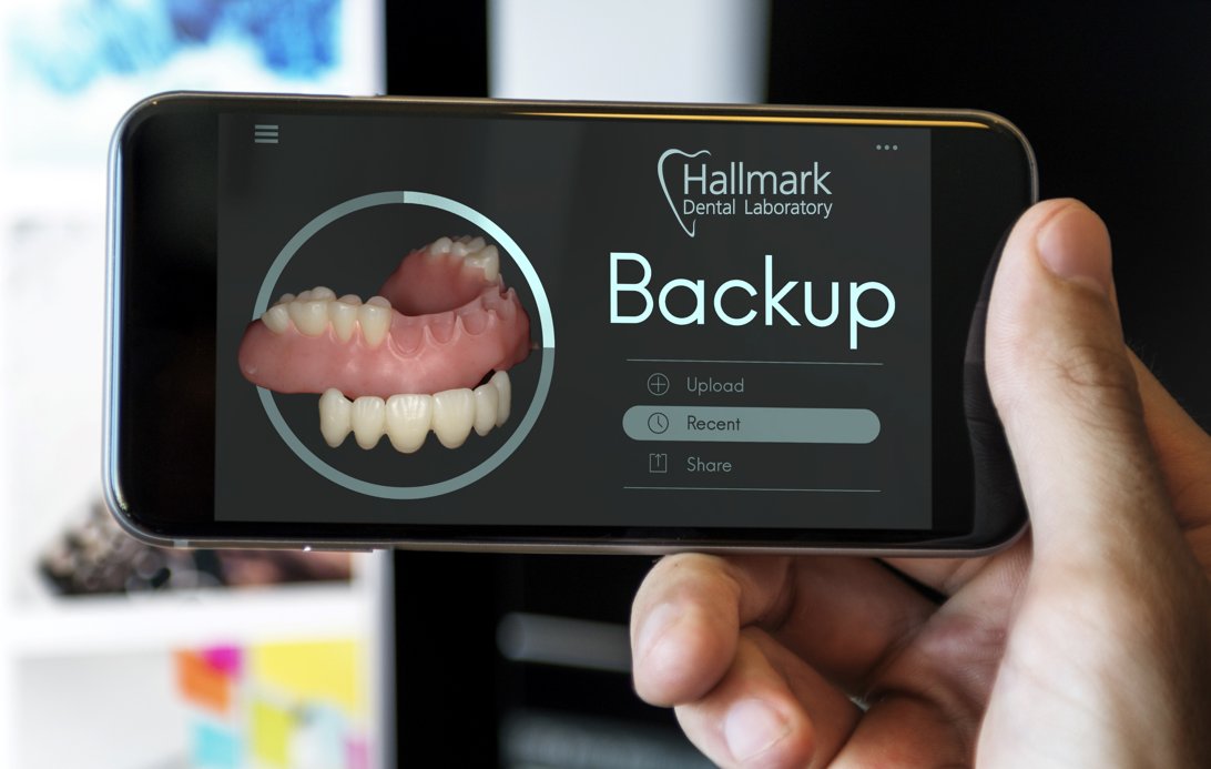 HallmarkLab's tweet photo. Lost Denture? When was the last time you backed it up? Dentures that are produced digitally can be re-milled. #thatsamazing #digitaldenture #technology https://t.co/CKXmuhO2Hw