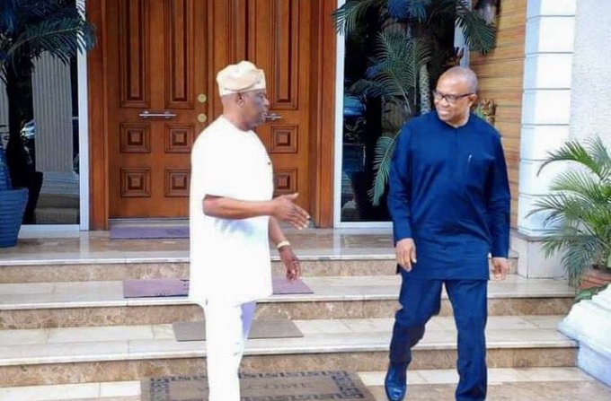 Peter Obi with Wike