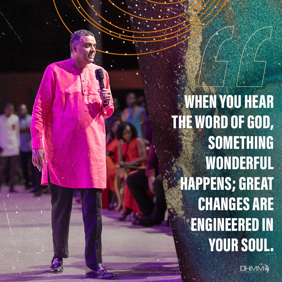 Hearing and seeing brings about a great change. When you hear the word of God, something wonderful happens; great changes are engineered in your soul.

The word may be short. It may be brief! It may be a few words! But one word from God is all you need.
#HearingAndSeeing