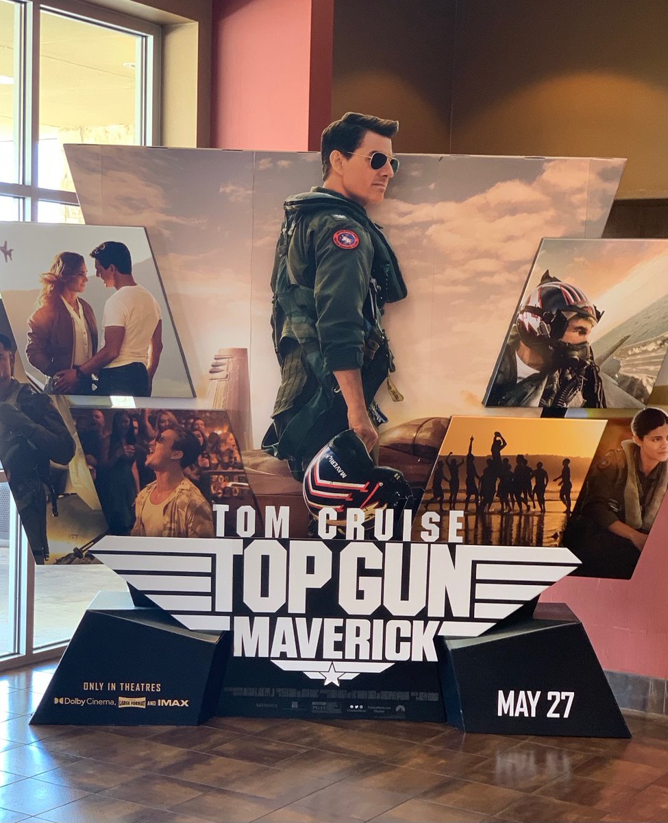wills4th's tweet photo. First time back to the movie theater since December 2019!  Two thumbs up for Top Gun Maverick. #TWESummerSelfieBingo #twehowl @TWEHowl https://t.co/he3pGo0Jnr