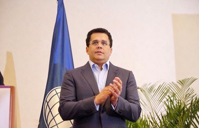 PresidenciaRD's tweet photo. El Pdte. @LuisAbinader y el Ministro de @TurismoRD, @DavidColladoM, participaron en el taller “Emprendedoras que impactan el Turismo Dominicano”, organizado por la @UNWTO con el fin de promover el empoderamiento de las mujeres en el sector, durante la recuperación del COVID-19. https://t.co/xDLOzBVjl0