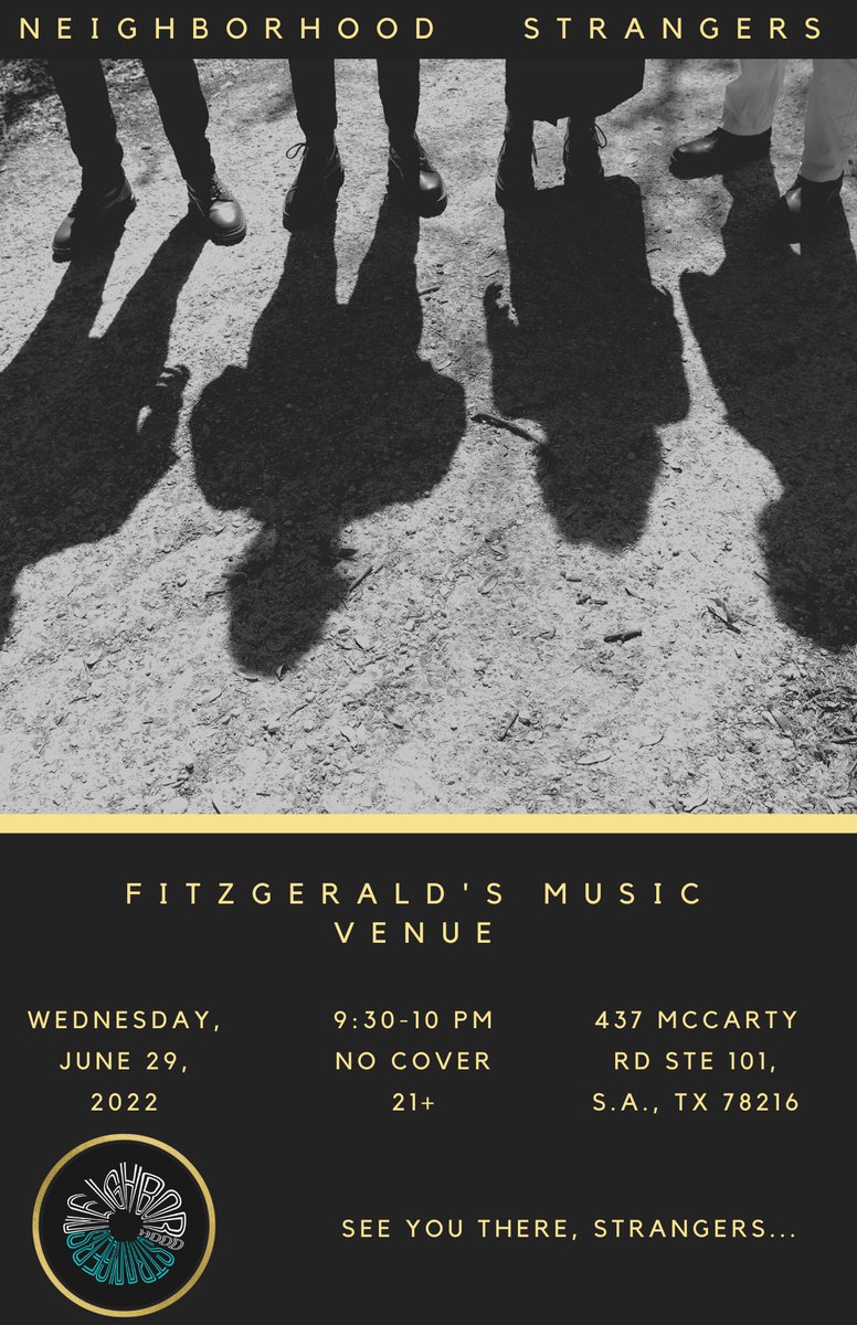 DuxFoote's tweet photo. Come see @NHStrangers live at Fitzgeralds next Wednesday https://t.co/5lSZPmJGF7