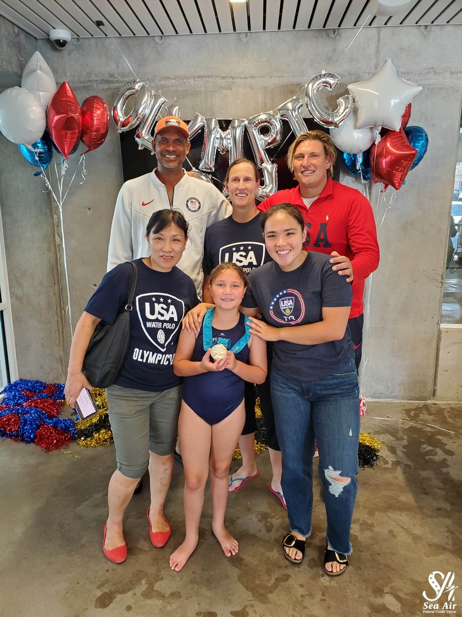 Happy #OlympicDay! Olympians Bernice Orwig, <a href="/GenaiKerr/">Genai Kerr</a> and <a href="/gosmithnow/">Jesse Smith</a> hosted a #waterpolo clinic in Texas to celebrate!

A huge thanks to the Olympians, families and friends that came out to participate! <a href="/SeaAirFCU/">Sea Air FCU</a>