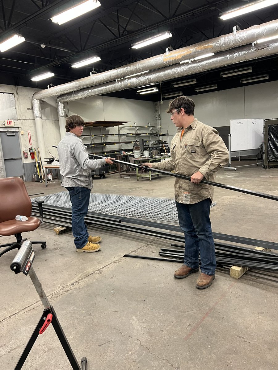 AHSAgMech's tweet photo. It’s a great day to be back in the shop working on Ag Mech projects! #JPND https://t.co/ua50RUcxSl