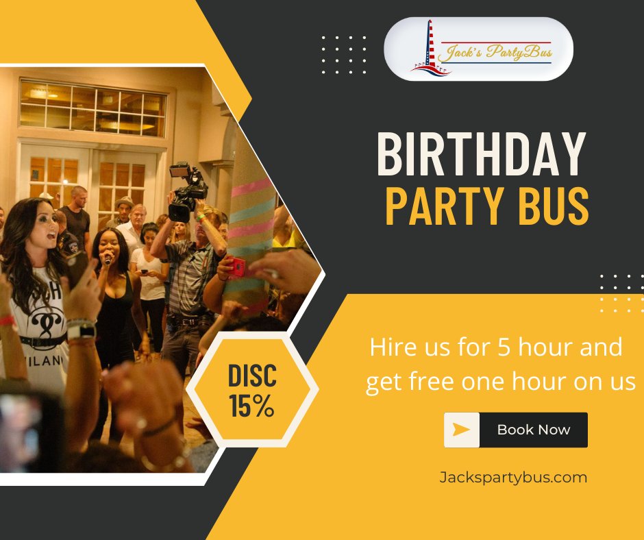 JacksPartyBus1's tweet image. Are you looking for a party bus? We are here. You can hire our birthday party limo rental by calling us at 202-834-3488 or visiting our website. Get discount up 15% in this month. Get Free Quote Now!
jackspartybus.com
#birthdaypartybus